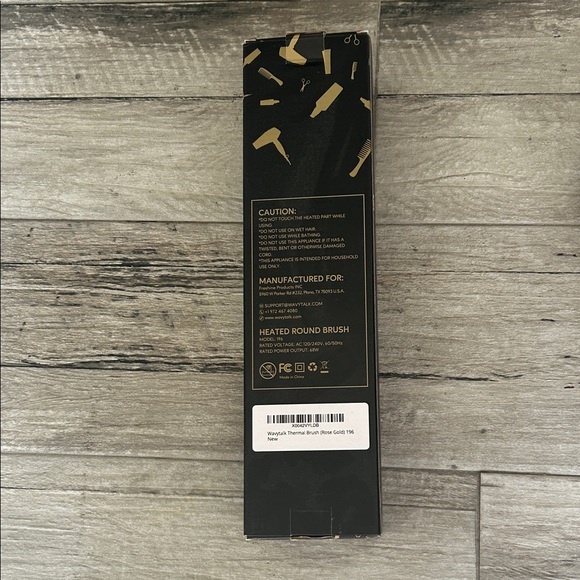 Black and Copper Heated Round Brush - Picture 4 of 6